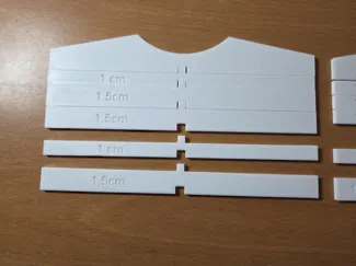 T-shirt sticker placement guides