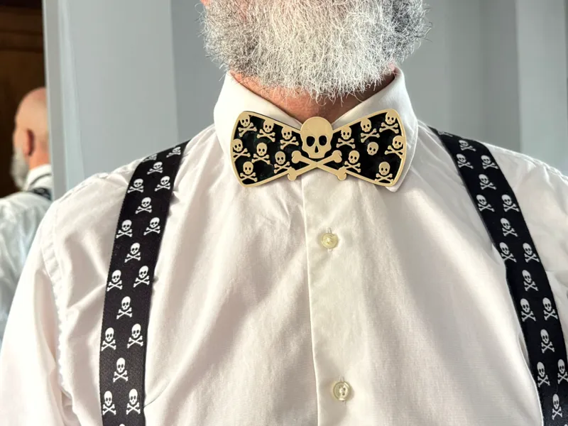 Skull Bow Tie – 3D Printed Halloween Accessory