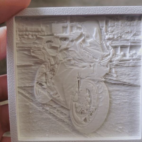 Lithophane light box