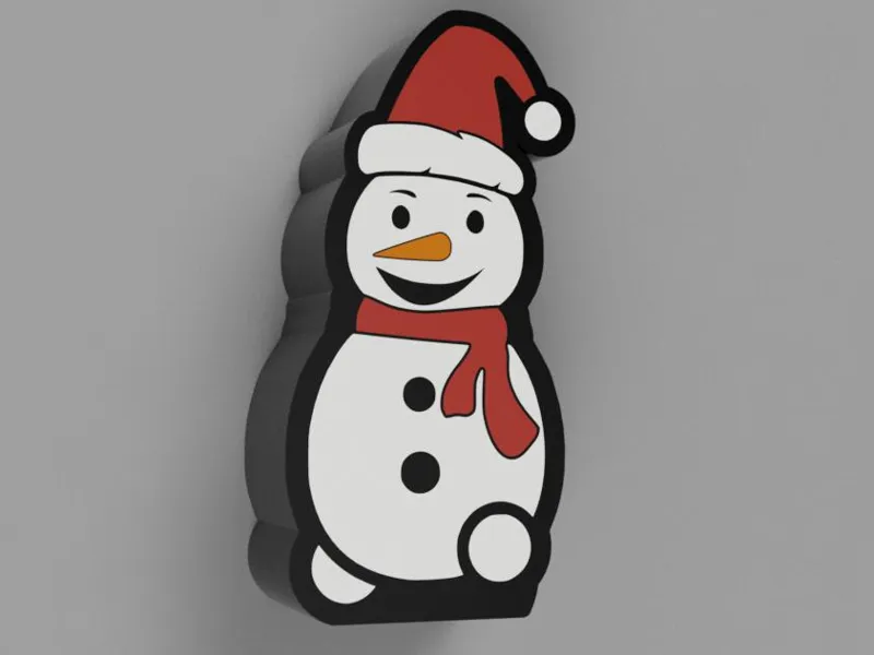 Snowman LED lamp