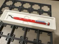 Support Gridfinity pour outil à ébavurer Milwaukee 1x4 — photo 2