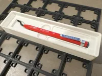 Support Gridfinity pour outil à ébavurer Milwaukee 1x4 — photo 1