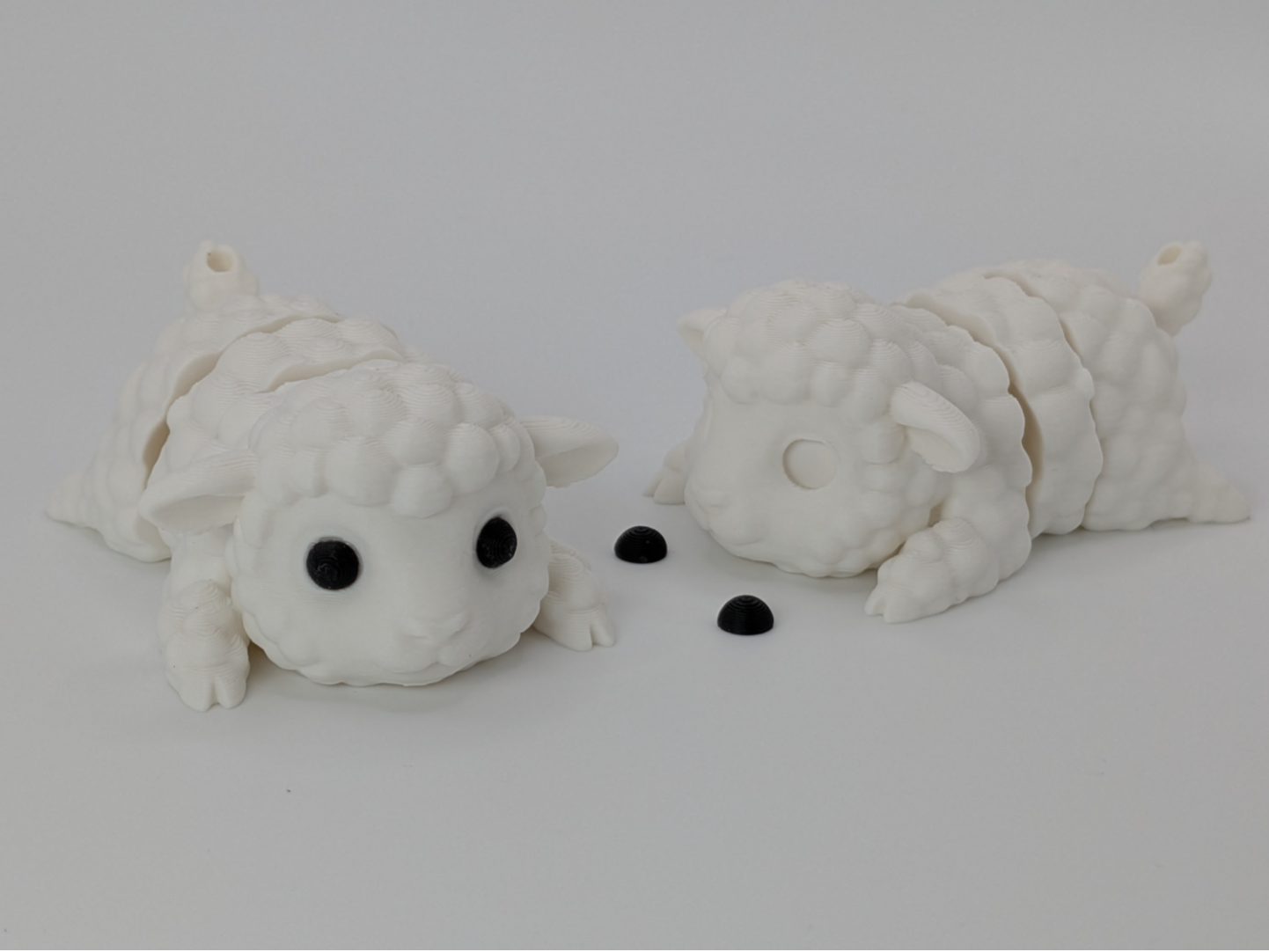 Flexi cute Sheep & Keychain - Articulated, No AMS