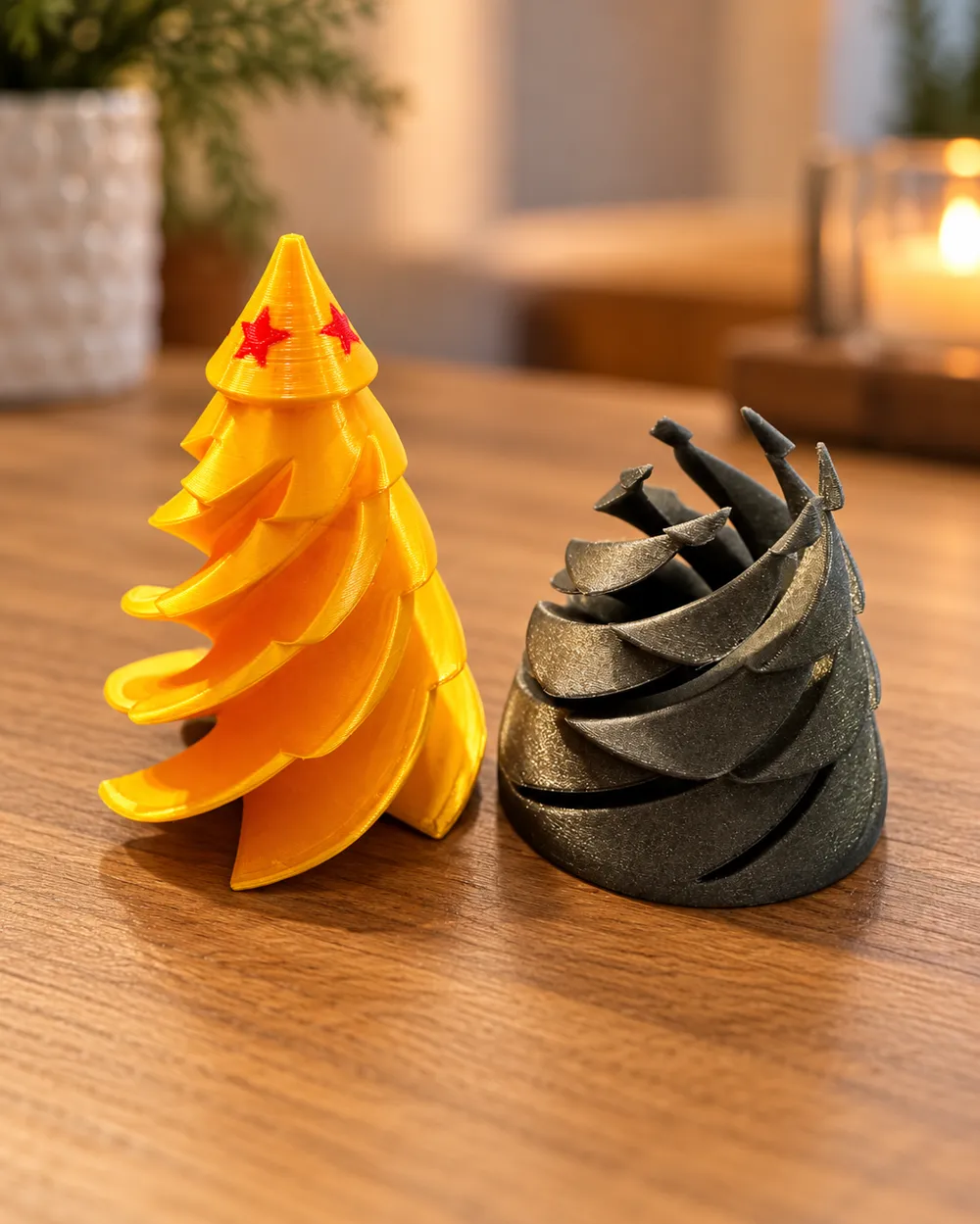Christmas Tree Fidget | Spiral Twist Tree - Free 3D Print Model ...