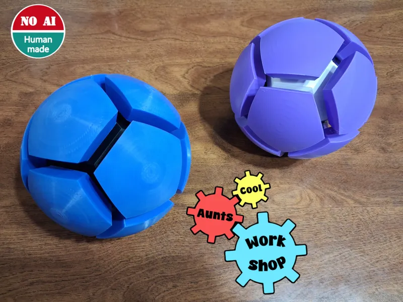 12 sided fidget clicker sphere