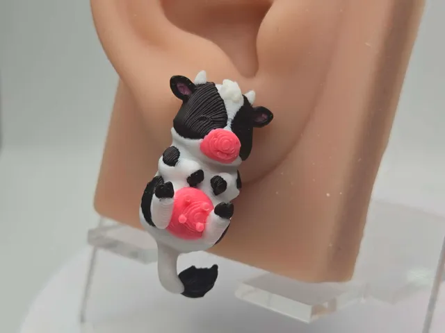 Full Body Cow Earrings