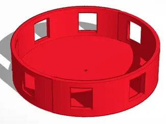 air raid siren housing for dc motor 775