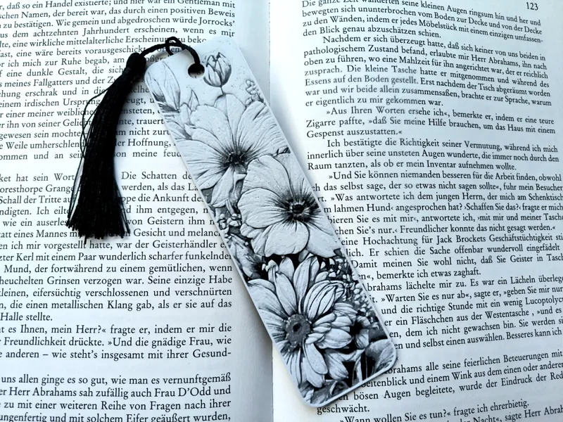 Flower Bookmark - 3 color HueForge