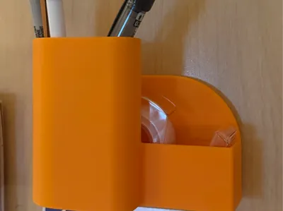 Pen and Tape Wall Holder