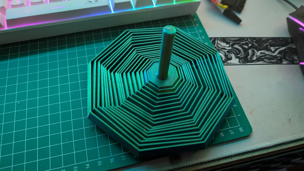 Hexagonal Fidget Stick - Free 3D Print Model - MakerWorld