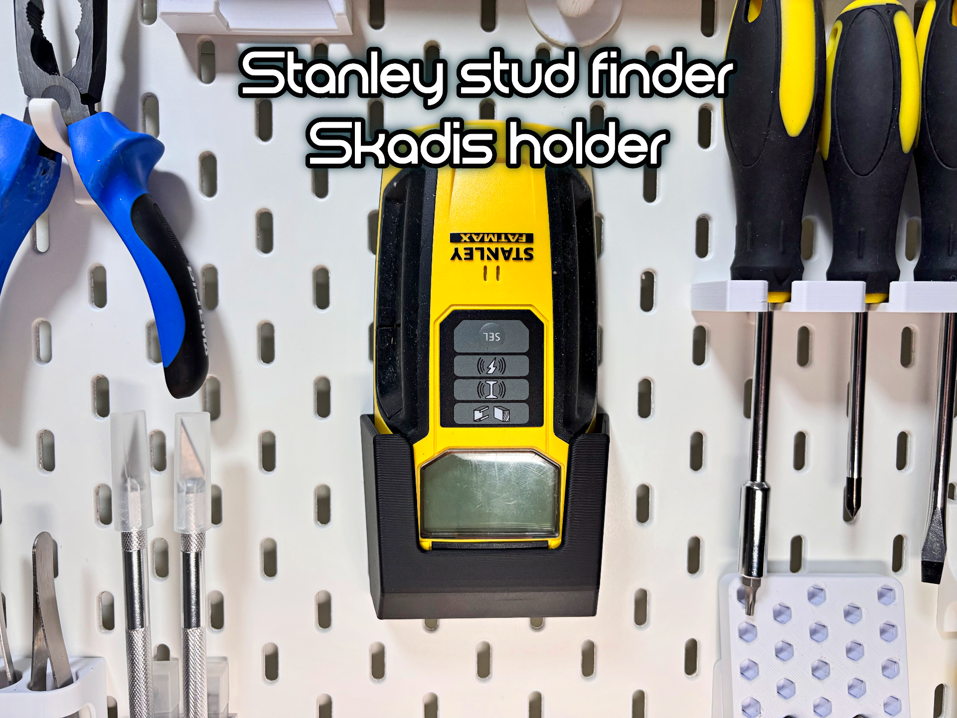 Stanley Stud Finder Skadis Holder 