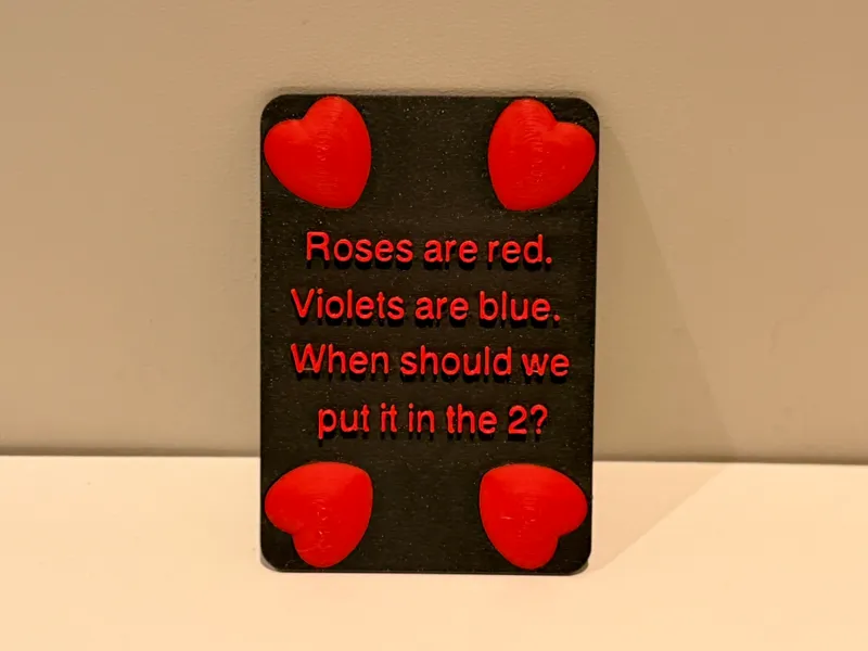 Funny love/valentines card