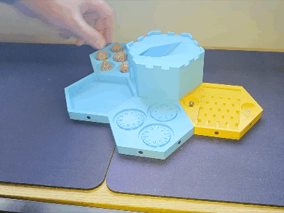 Plinko Hex - Magnetic Modular Board Game System