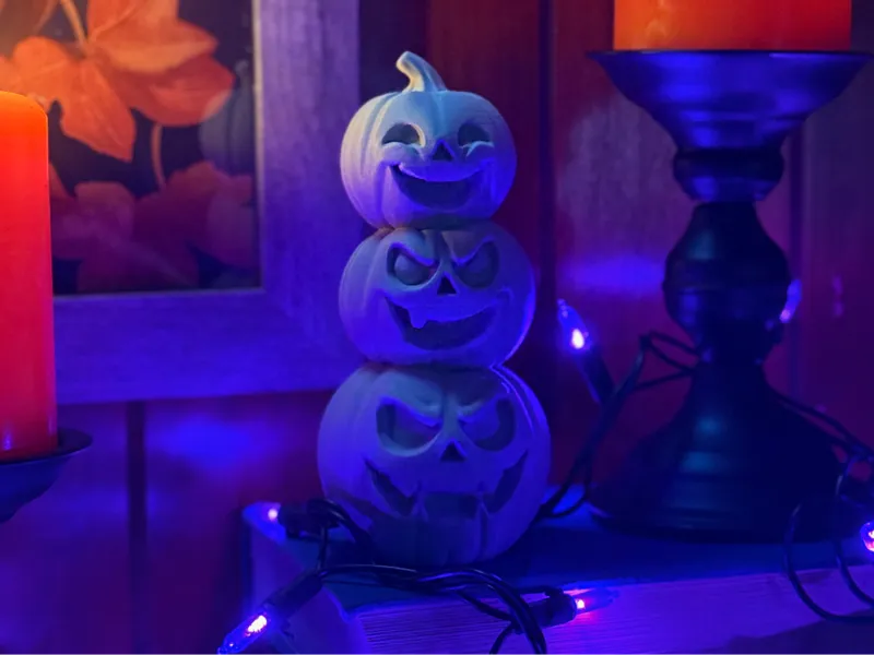 Pumpkin Totem Pole