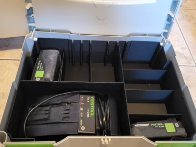 Systainer for Festool batteries and charger