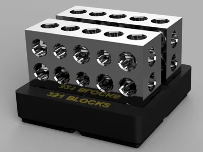 Gridfinity - 123 Block Holder