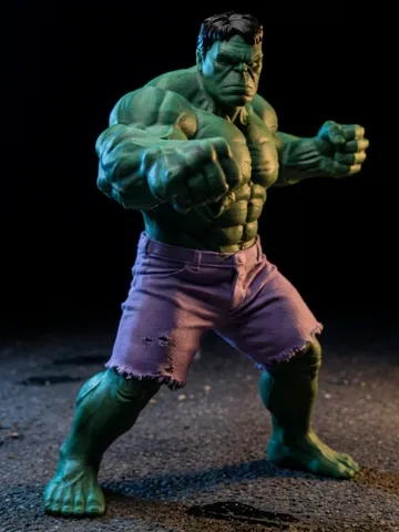 Figura decorativa: Hulk statua Altezza quasi naturale 3d Scultura — vista de referencia 2