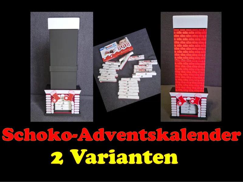 Schokoladen Adventskalender Weihnachten Geschenk