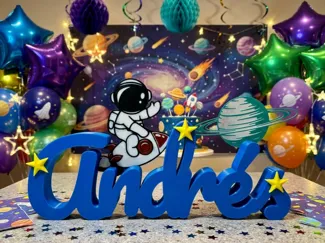 Custom Name Sign Astronauta