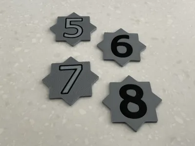 Hunter tokens - Monster Hunter World board game
