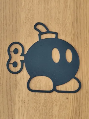Modelo para impresión 3D: Mario Bros Bomb wallart — vista de referencia 4