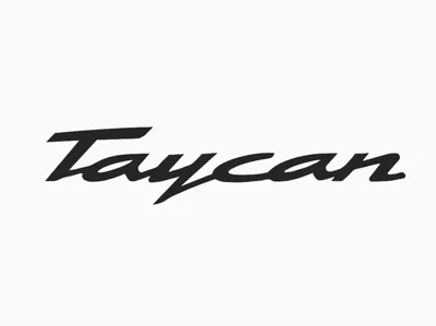 Porsche Taycan Lettering