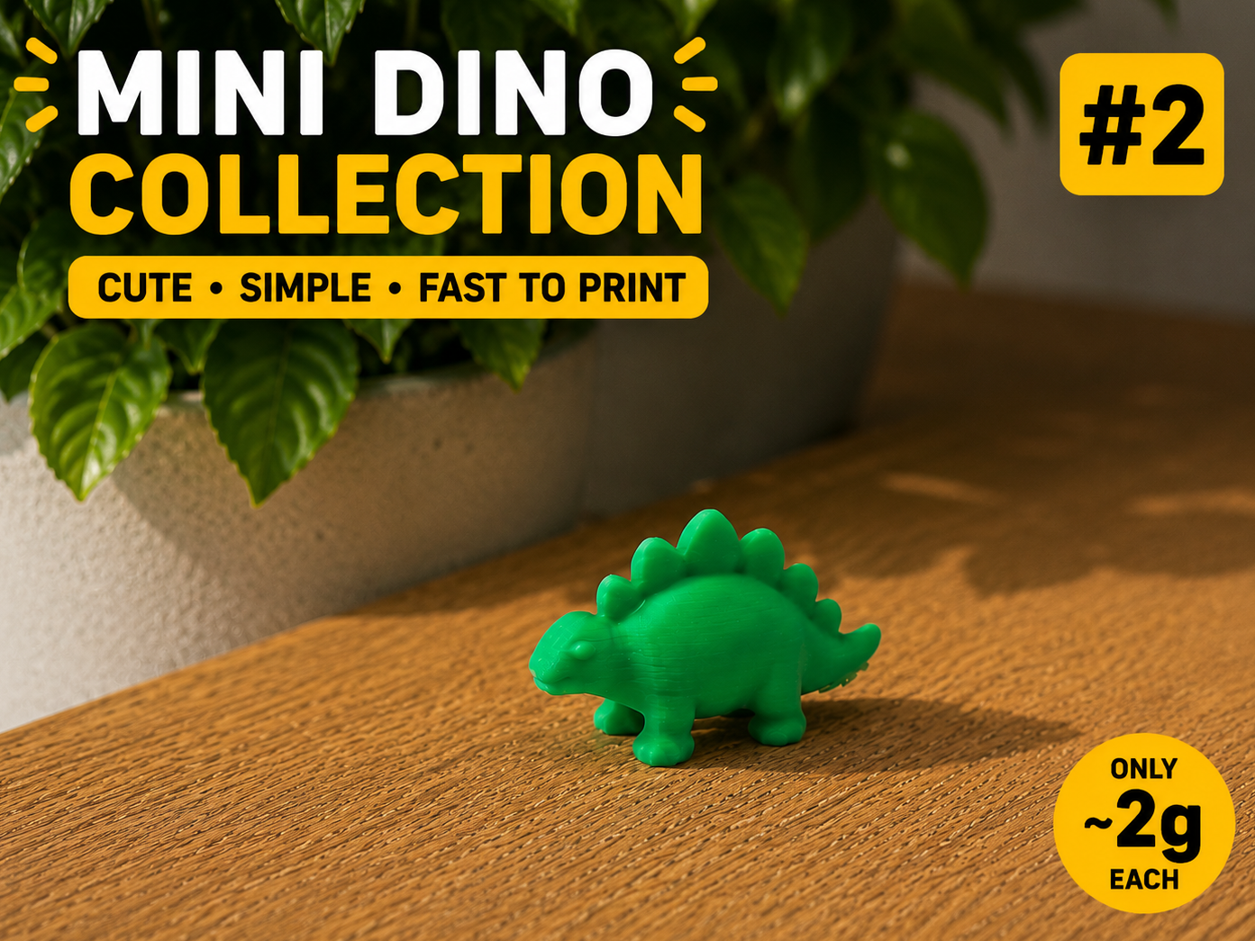Mini Dino #2 – Spiky Dino