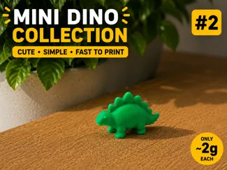 Mini Dino #2 – Spiky Dino