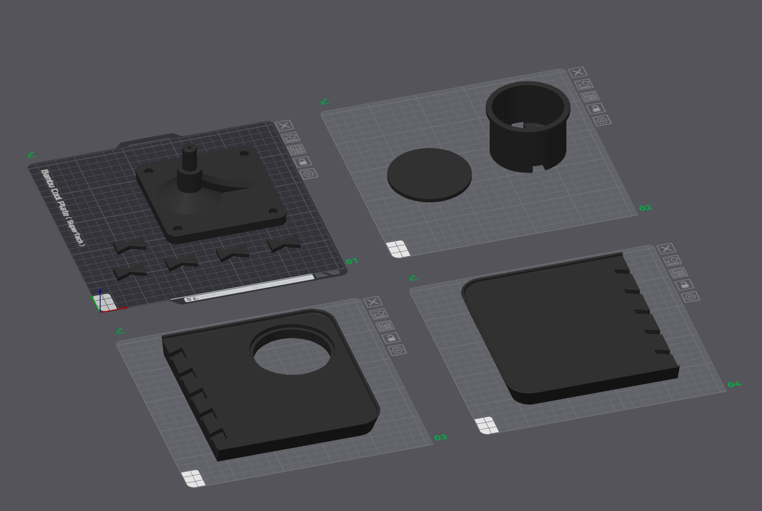 Miniatura 6 do modelo 3D 车载桌板V2