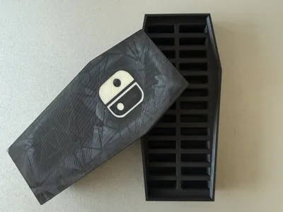 Nintendo Switch Game Coffin Storage in a Coffin