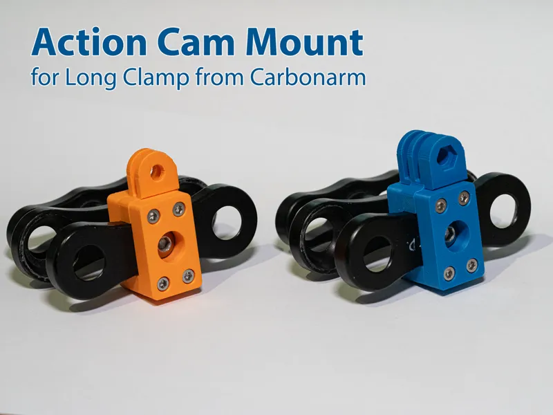 Action Cam Mount for Long Clamp Carbonarm