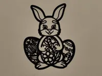 Lapin de Pâques — déco murale — photo 1