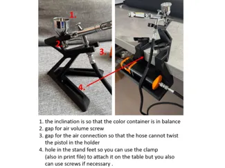 Airbrush - Pistolen - Ständer