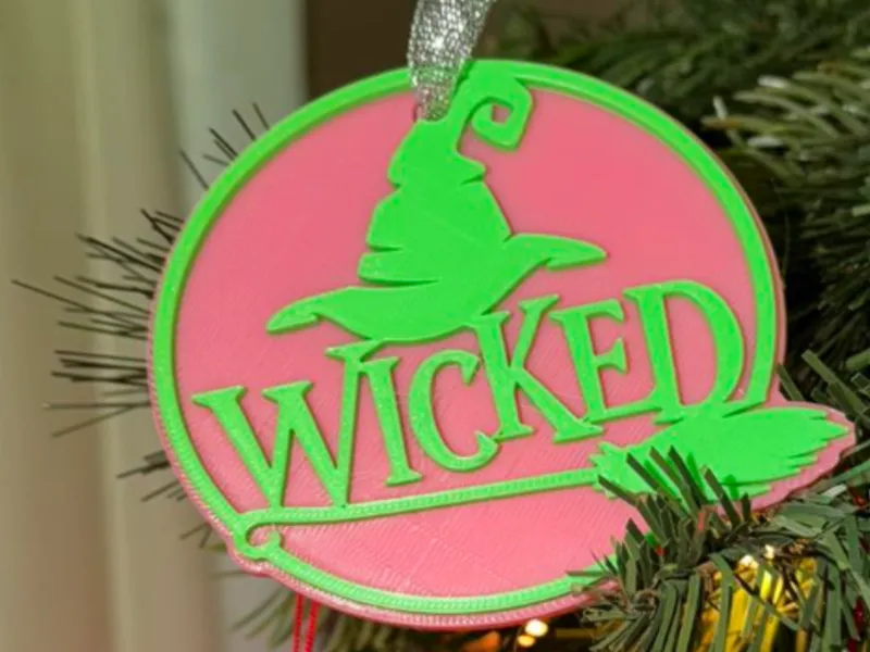 Wicked Christmas Ornament 