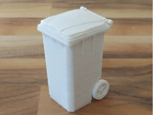Garden Trash Bin Miniature