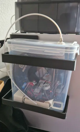 external Filament Holder with Drybox