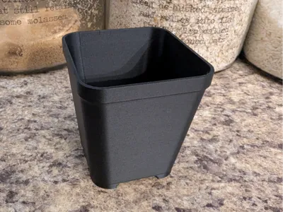 3" Square Planter Pot w/ drainage