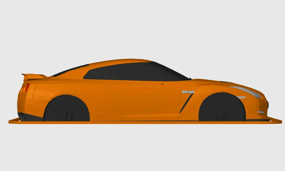 Nissan GT-R R35 Kit Card (1:24 scale) Remixed by The Kit Card Guy ...