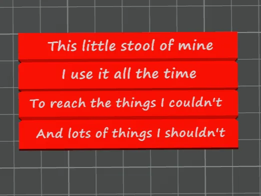 Little Stool of Mine Lid