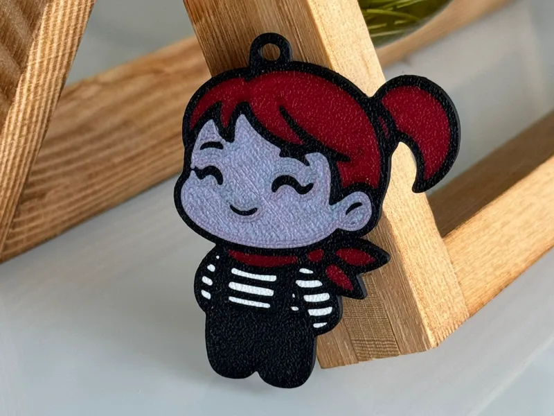 Maelle Clair Obscur Expedition 33 cute keychain