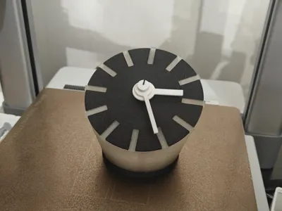 Nightstand Clock MH011 with a Puck Light