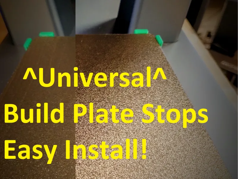 M5C Universal Build Plate Stops/Guides