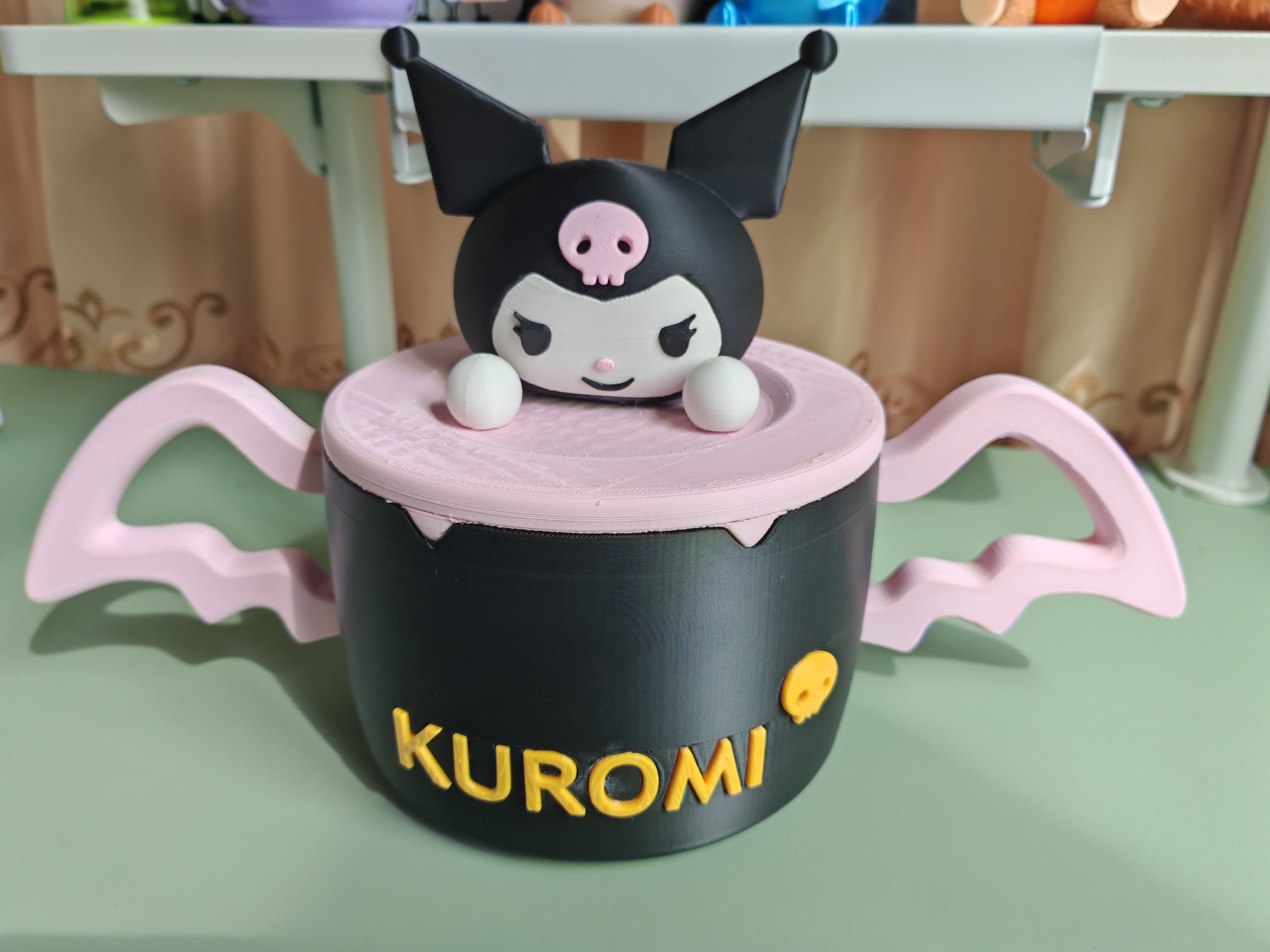 Kuromi Candy Storage Box (no AMS needed) - Free 3D Print Model