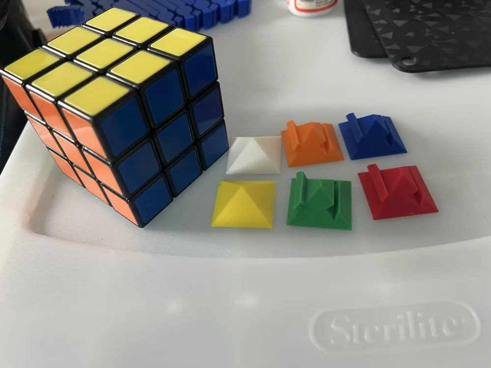 1 by 1 Rubik's Cube Stickerless design by Santo_Designs7 MakerWorld ...