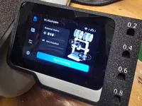 Screen frame + nozzle PLA