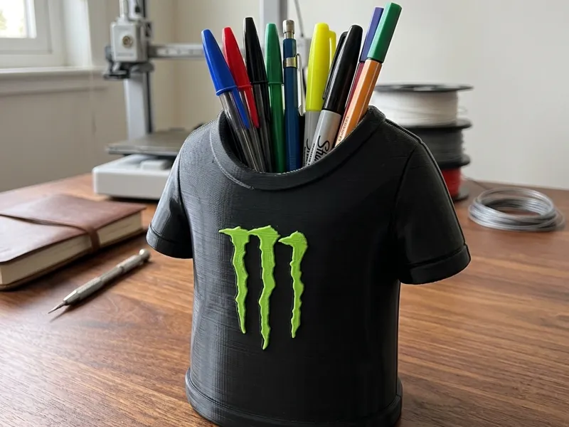 MONSTER ENERGY T-SHIRT PEN HOLDER / ORGANIZER