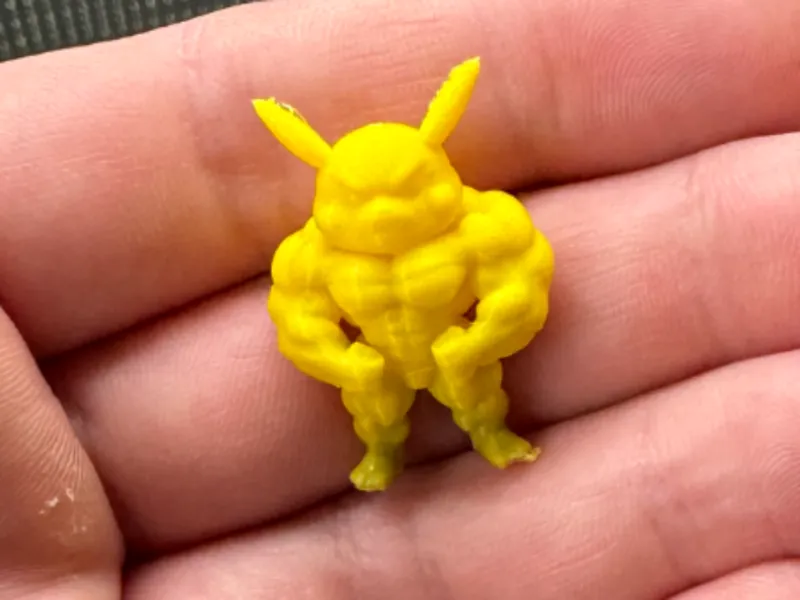 Muskel Fitness Monster Pokemon Pikachu ähnlich