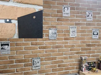 The "No-Drill" Brick Wall Poster Mount (Magnetic)