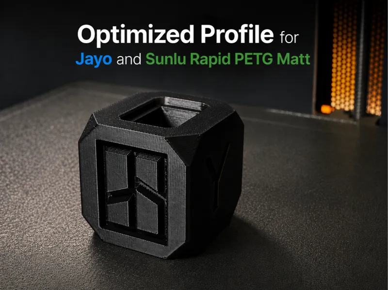 Optimierte Druckeinstellung Jayo Sunlu PETG Rapid