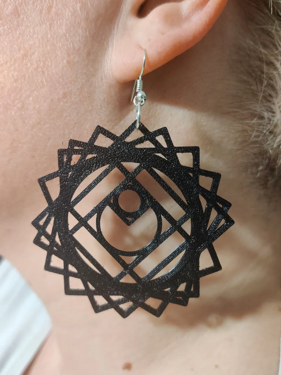 Rotated Harmony Earrings view 2
